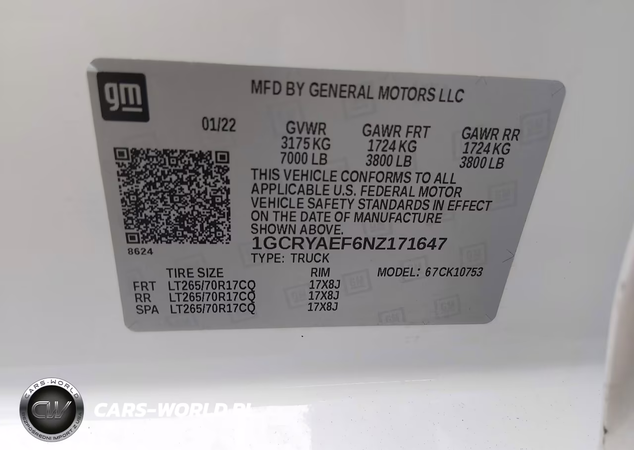 2022 Chevrolet Silverado 1500 Ltd 4Wd Standard Bed Wt VIN:1GCRYAEF6NZ171647 - 9