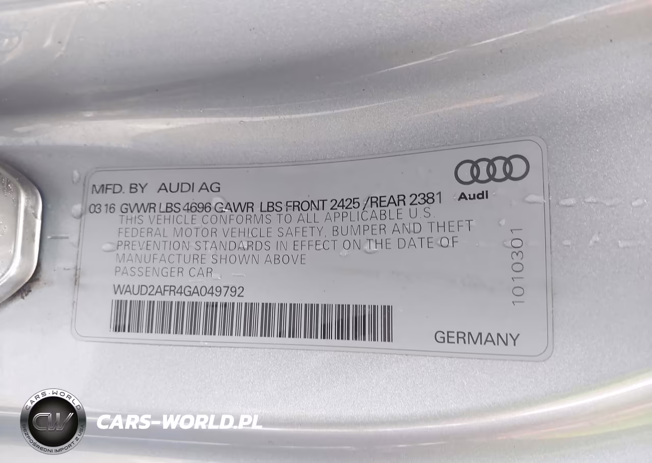 2016 Audi A5 2.0T Premium VIN:WAUD2AFR4GA049792 - 9