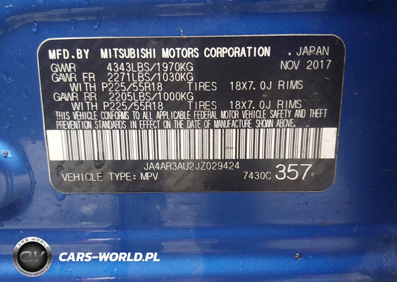 2018 Mitsubishi Outlander Sport 2.0 Le VIN:JA4AR3AU2JZ029424 - 9