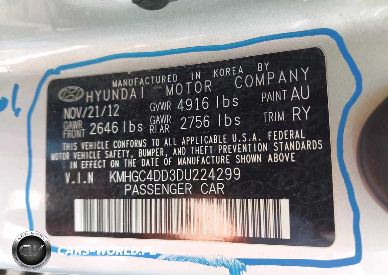 2013 Hyundai Genesis 3.8 VIN:KMHGC4DD3DU224299 - 9
