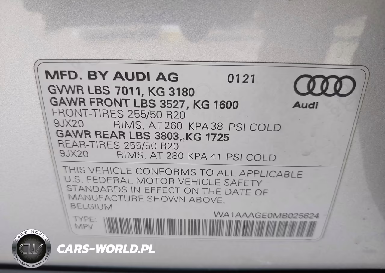 2021 Audi E-Tron Premium Quattro VIN:WA1AAAGE0MB025624 - 9