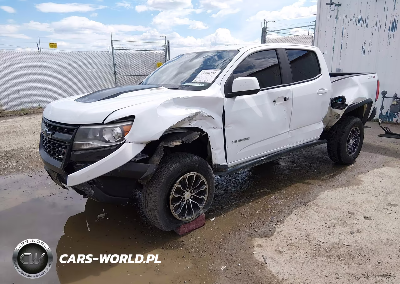 2018 Chevrolet Colorado Zr2 VIN:1GCPTEE16J1110082 - 2