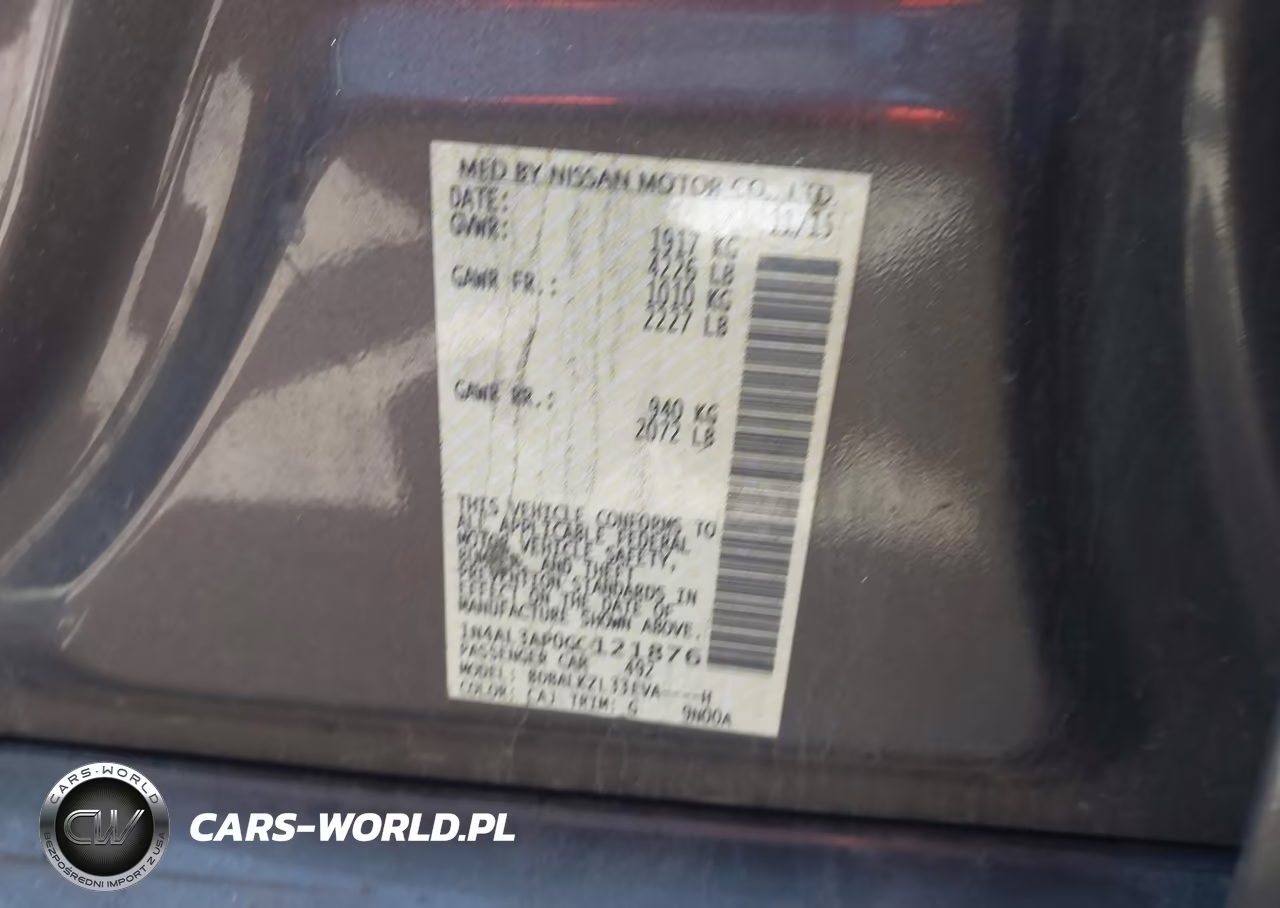 2016 Nissan Altima 2.5 Sv VIN:1N4AL3AP0GC121876 - 9