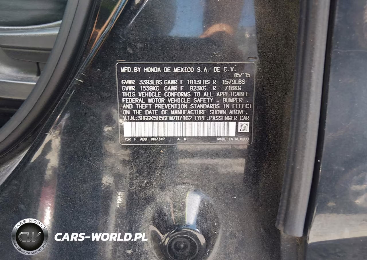 2015 Honda Fit Lx VIN:3HGGK5H56FM787162 - 9