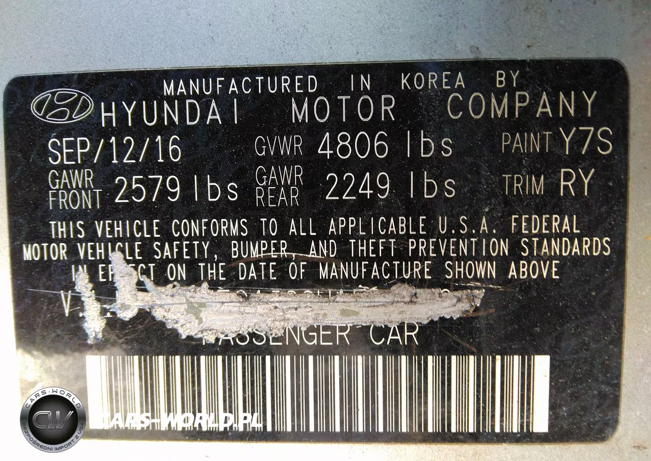 2017 Hyundai Azera VIN:KMHFG4JG6HA583376 - 12