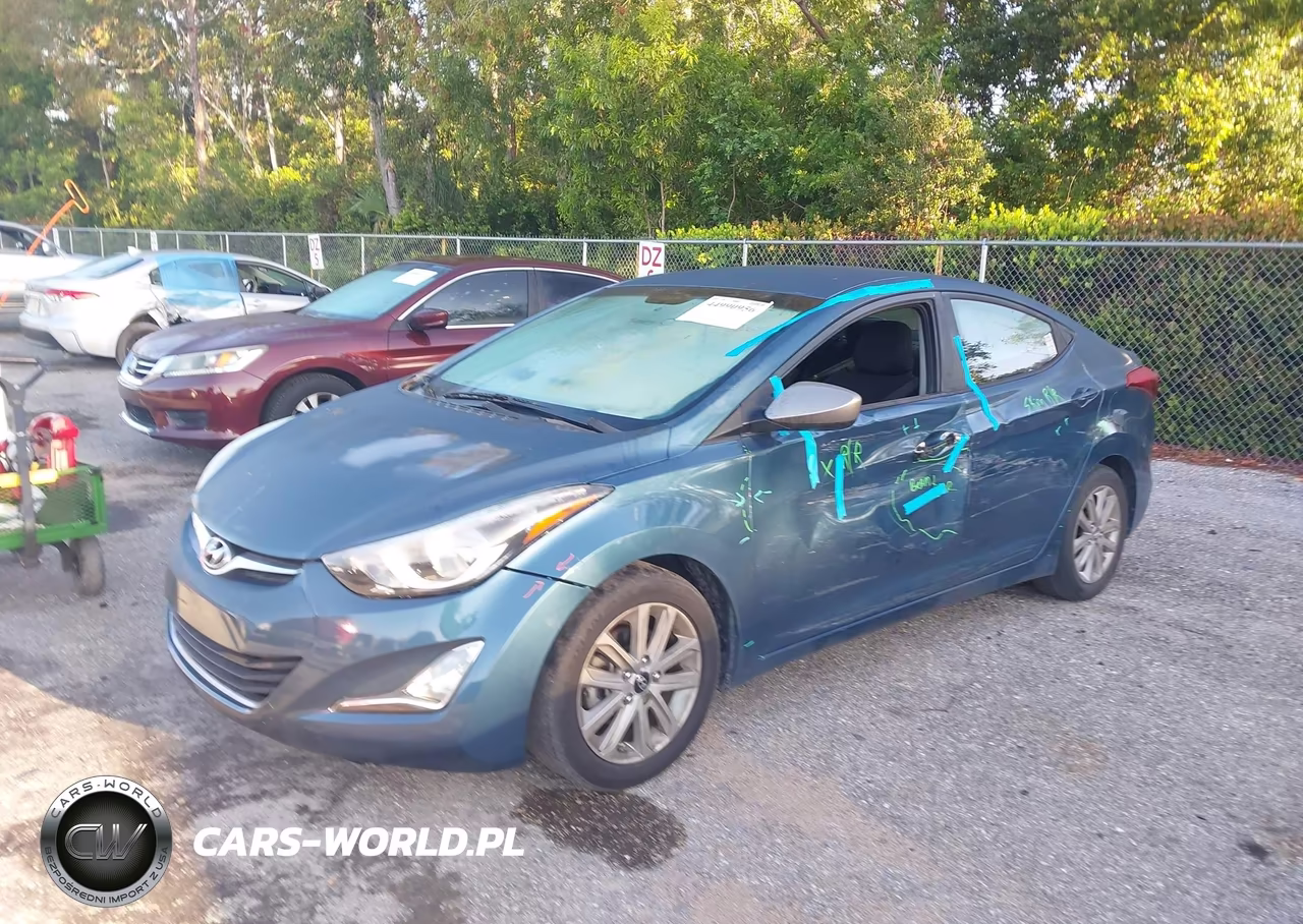 2016 Hyundai Elantra Se VIN:KMHDH4AE3GU542560 - 2