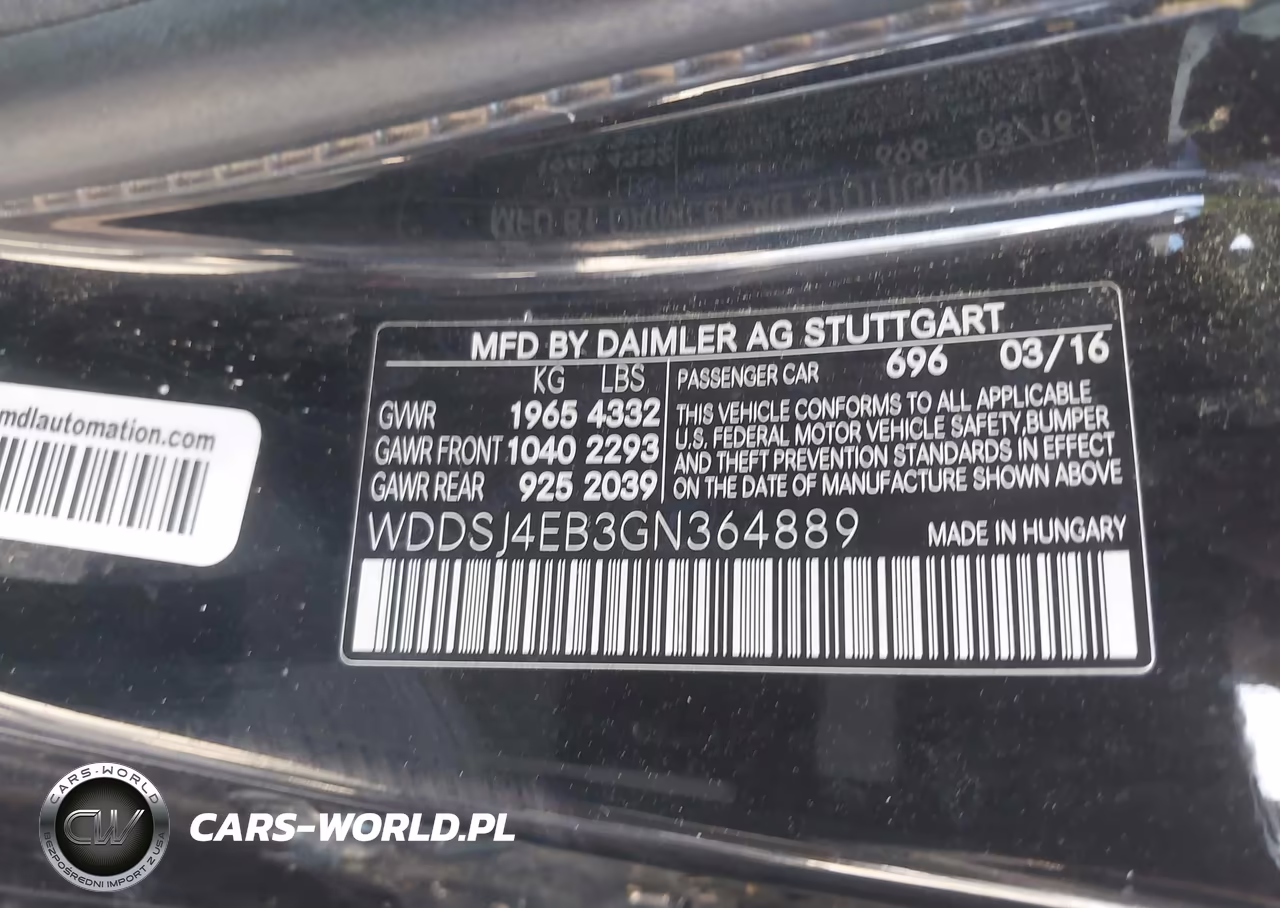 2016 Mercedes-Benz Cla 250 VIN:WDDSJ4EB3GN364889 - 9