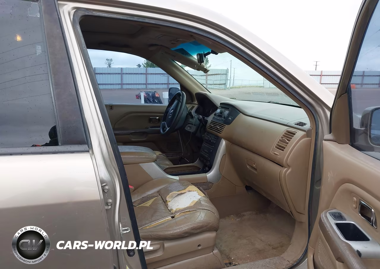2005 Honda Pilot Ex-L VIN:2HKYF18605H501979 - 5