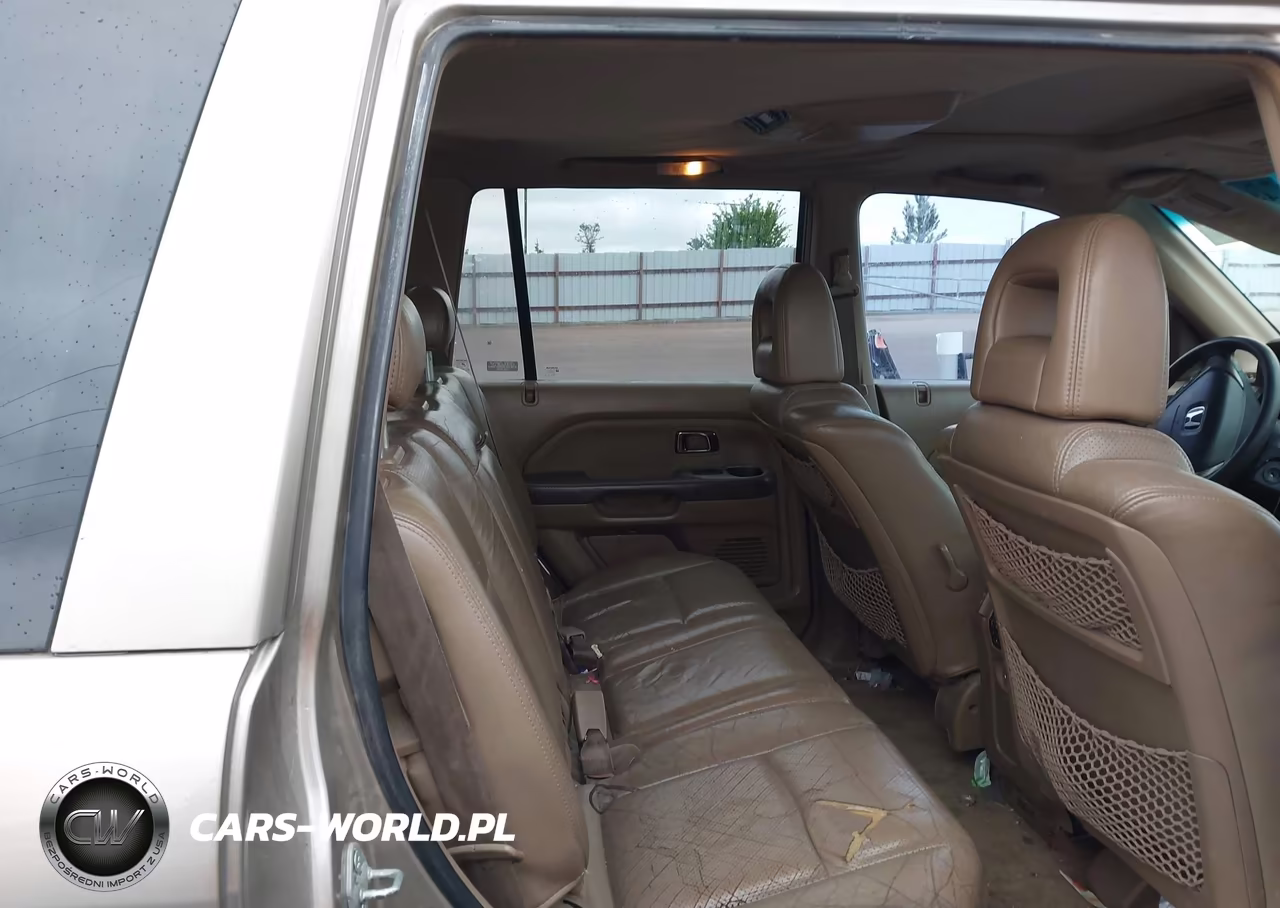 2005 Honda Pilot Ex-L VIN:2HKYF18605H501979 - 8