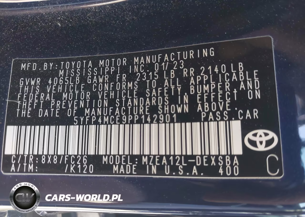 2023 Toyota Corolla Se VIN:5YFP4MCE9PP142901 - 9