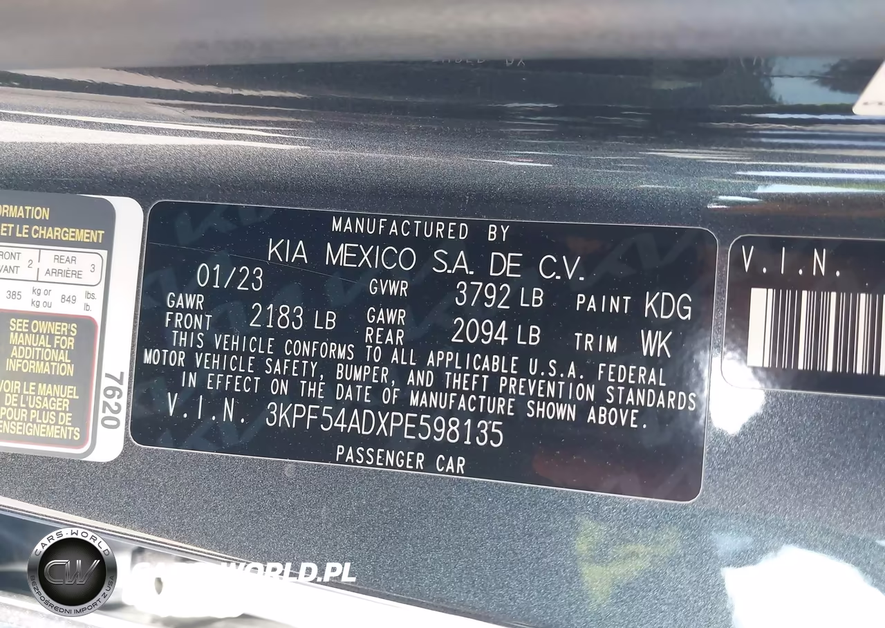 2023 Kia Forte Gt-Line VIN:3KPF54ADXPE598135 - 9