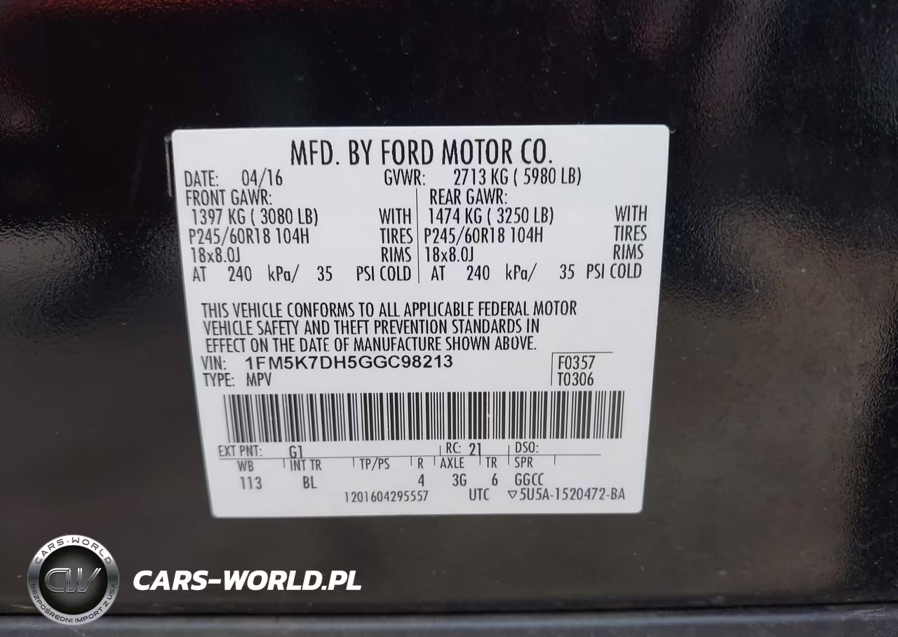 2016 Ford Explorer Xlt VIN:1FM5K7DH5GGC98213 - 9