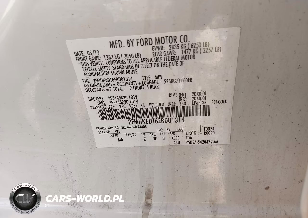 2014 Ford Flex Limited VIN:2FMHK6DT6EBD01314 - 9