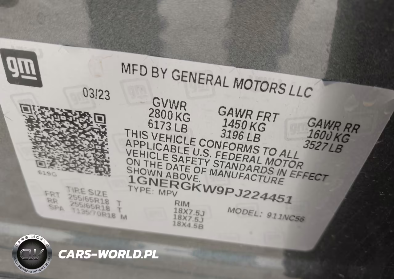 2023 Chevrolet Traverse Fwd Lt Cloth VIN:1GNERGKW9PJ224451 - 9