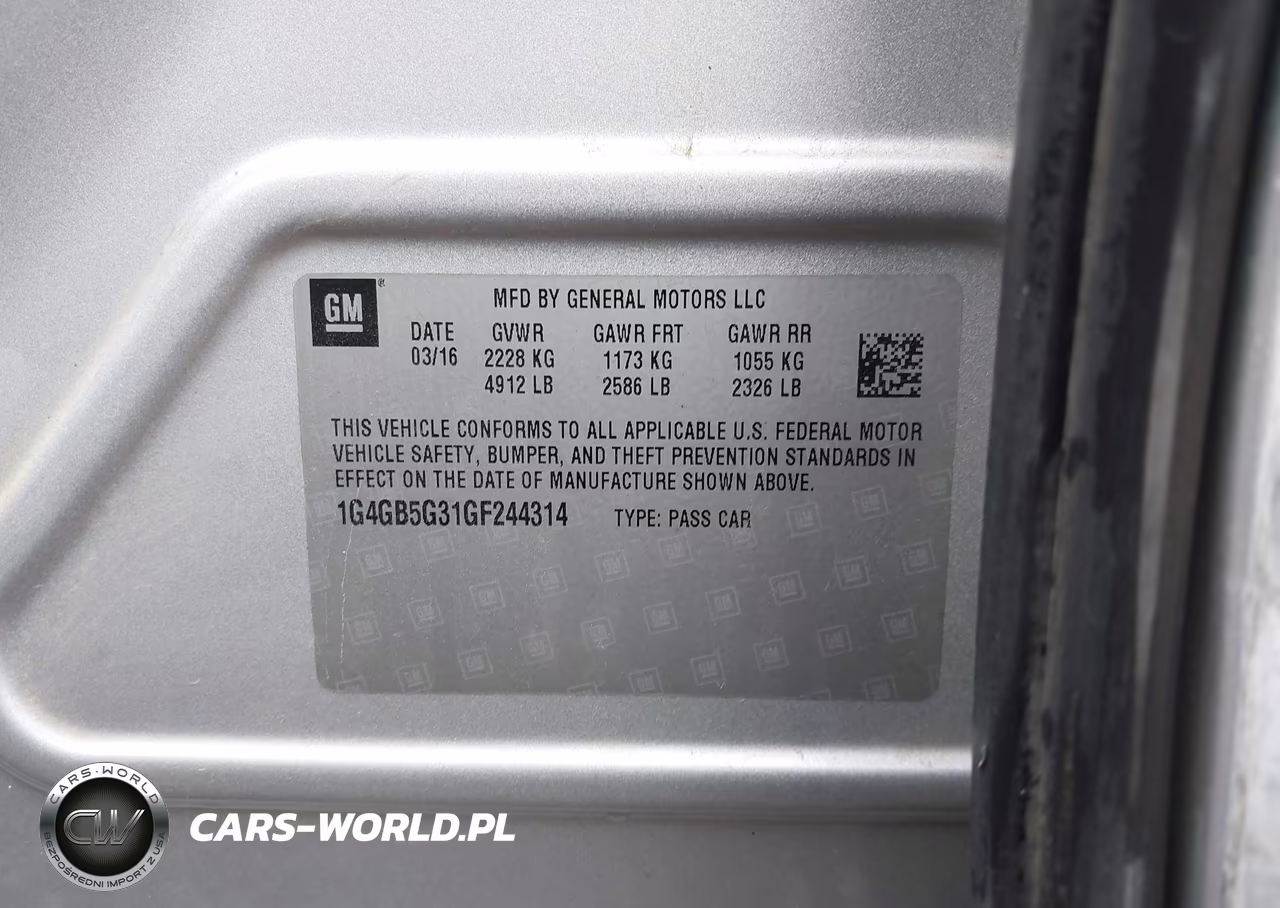 2016 Buick Lacrosse Leather VIN:1G4GB5G31GF244314 - 9