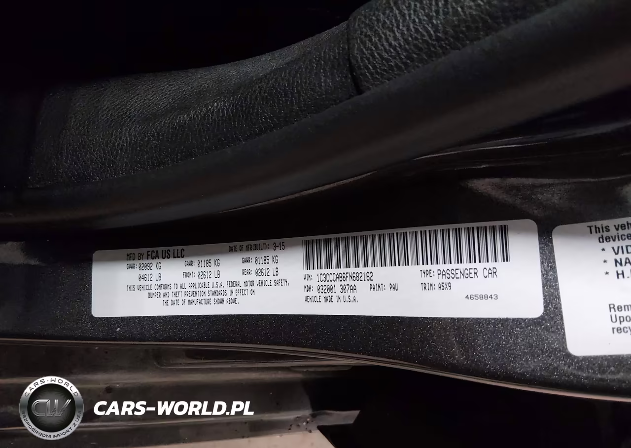 2015 Chrysler 200 Limited VIN:1C3CCCAB6FN682162 - 9