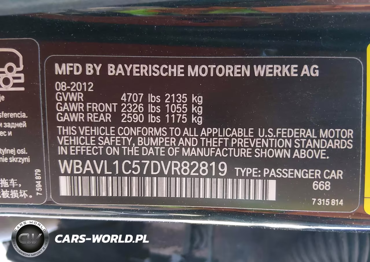 2013 BMW X1 xDrive28I VIN:WBAVL1C57DVR82819 - 9