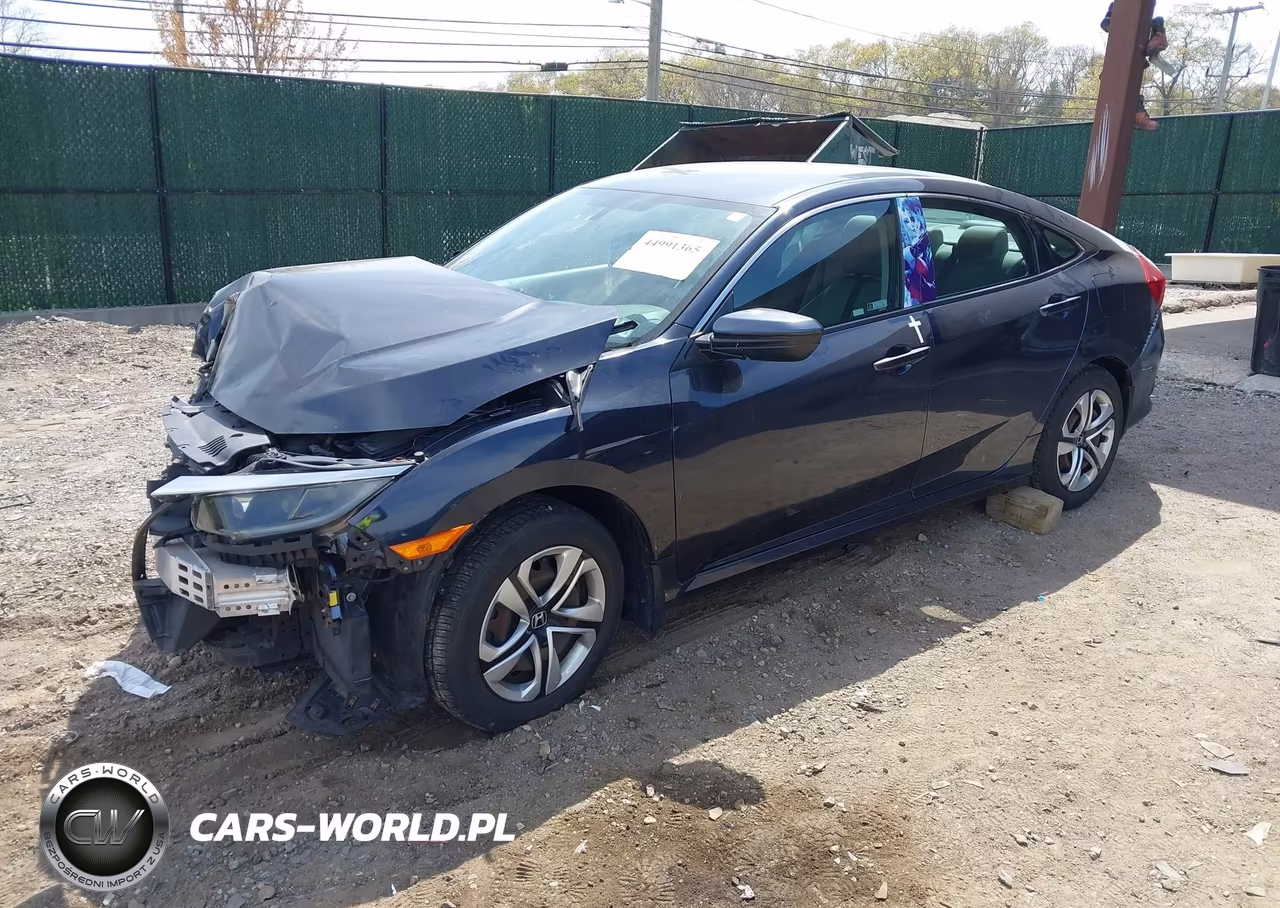 2018 Honda Civic Lx VIN:19XFC2F53JE034023 - 2