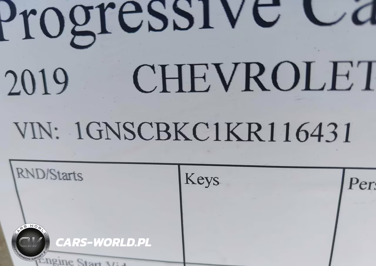 2019 Chevrolet Tahoe Lt VIN:1GNSCBKC1KR116431 - 9