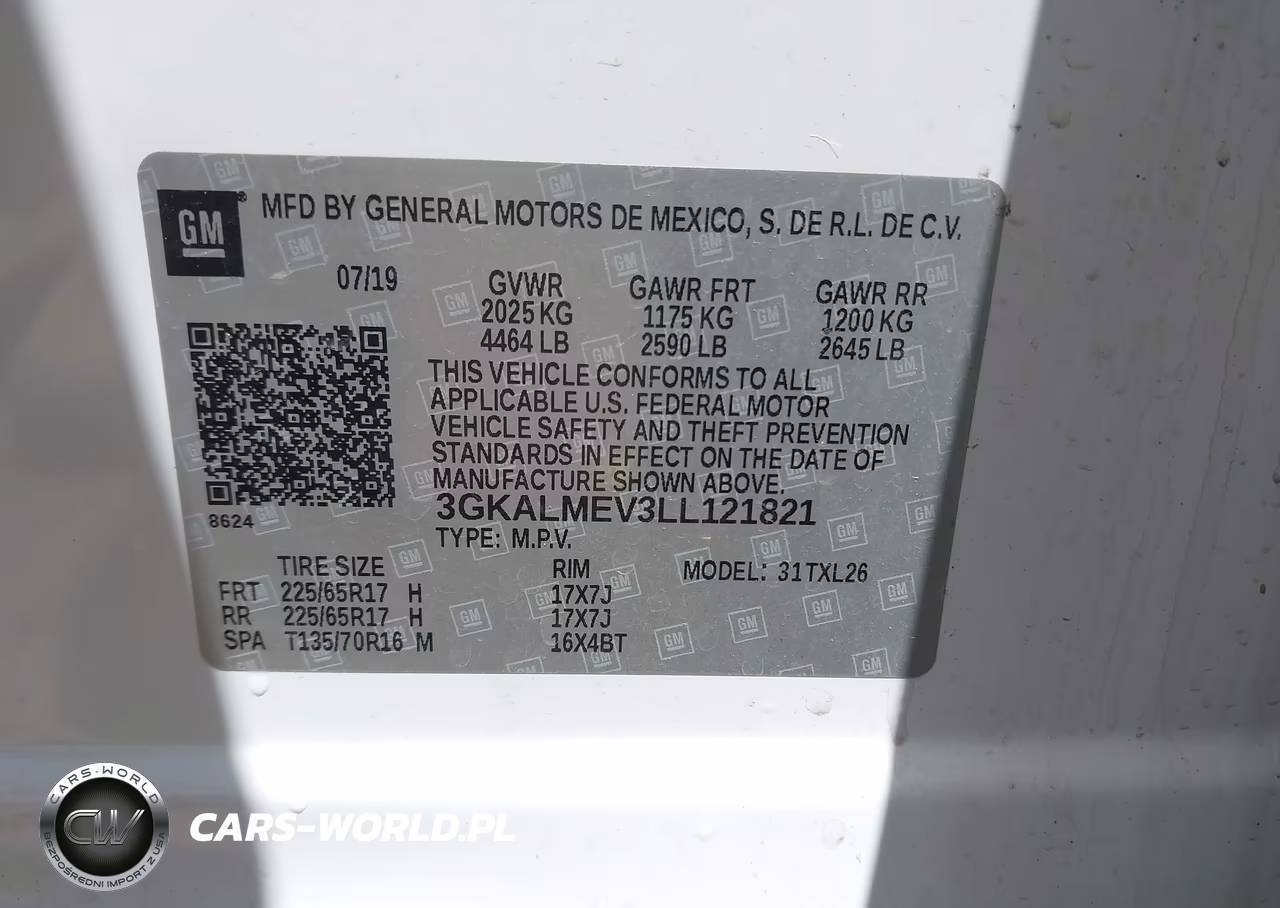 2020 GMC Terrain Fwd Sle VIN:3GKALMEV3LL121821 - 9
