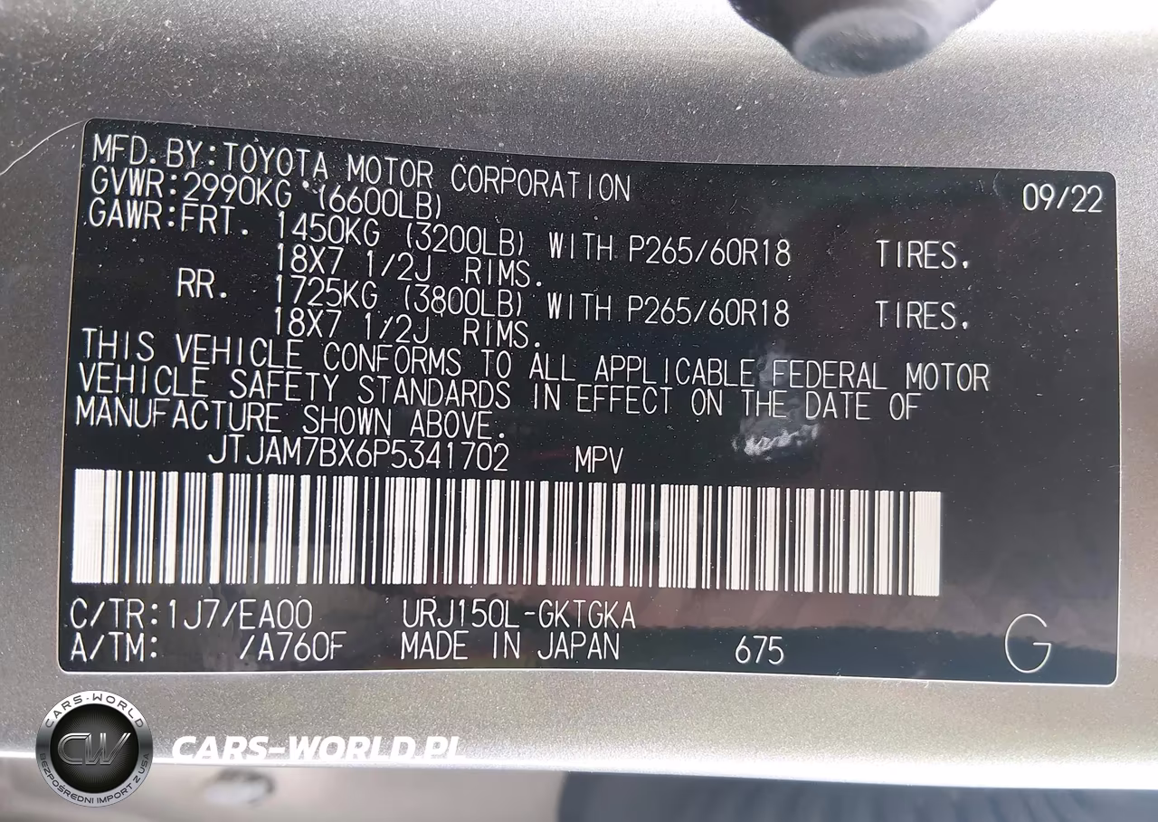 2023 Lexus Gx 460 Premium VIN:JTJAM7BX6P5341702 - 9
