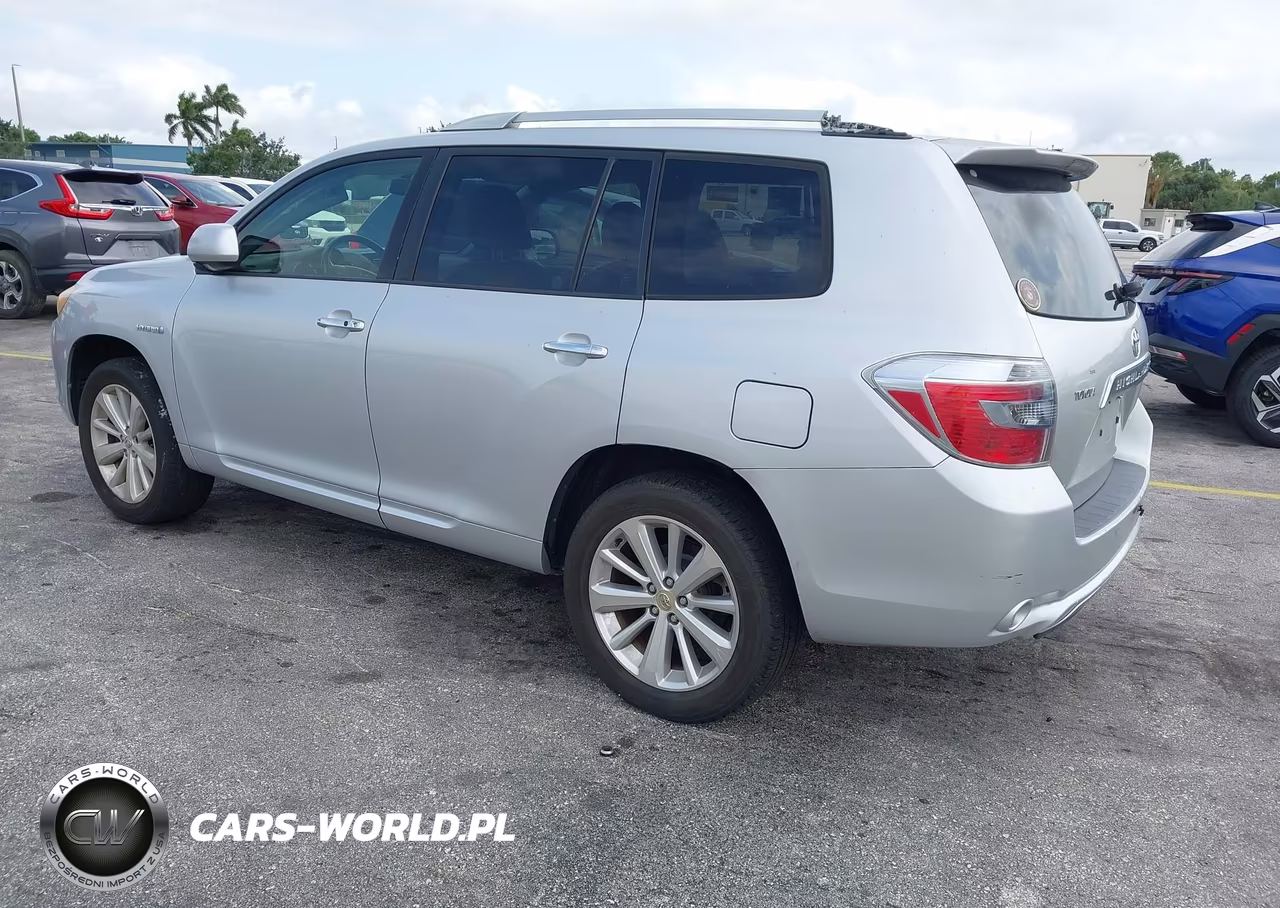 2008 Toyota Highlander Hybrid Limited VIN:JTEEW44A582011019 - 3