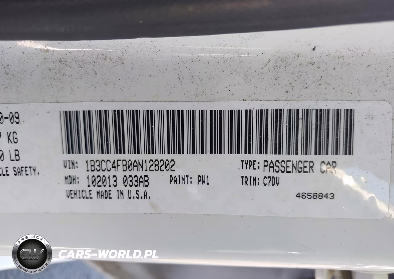 2010 Dodge Avenger Sxt VIN:1B3CC4FB0AN128202 - 9