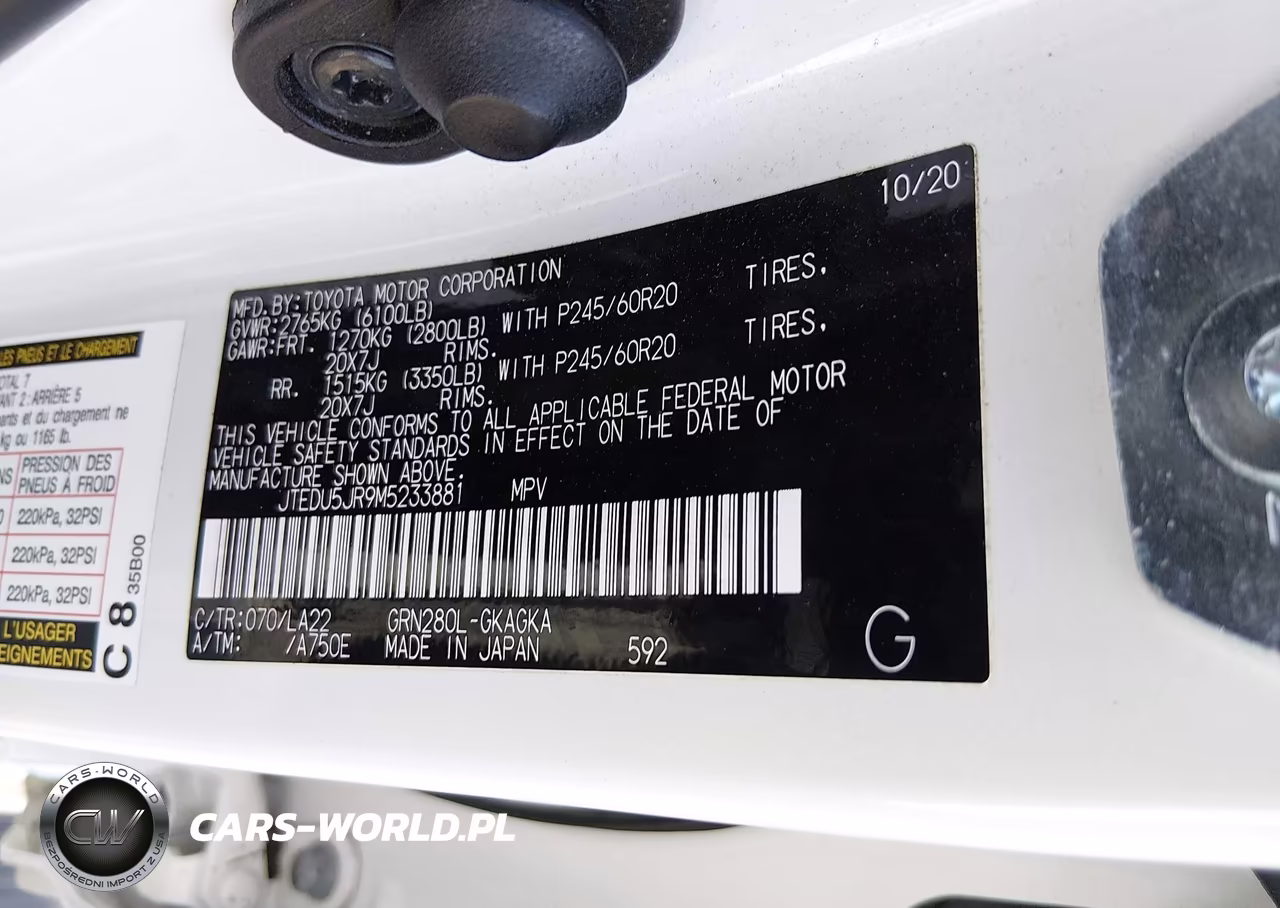 2021 Toyota 4Runner Limited VIN:JTEDU5JR9M5233881 - 19