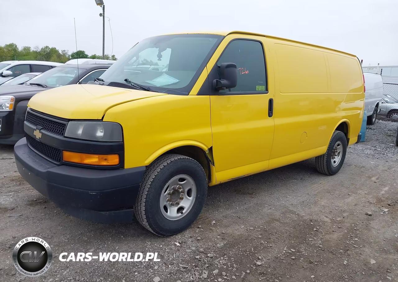 2018 Chevrolet Express 2500 Work Van VIN:1GCWGAFG4J1322118 - 2