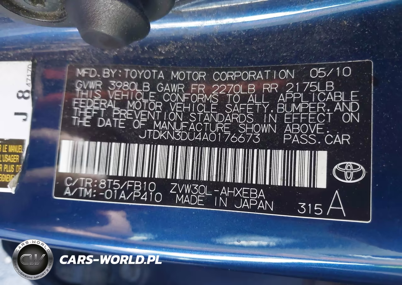 2010 Toyota Prius Ii VIN:JTDKN3DU4A0176673 - 9