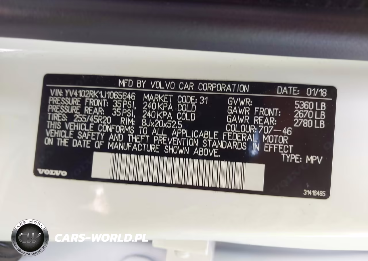2018 Volvo Xc60 T5 Momentum VIN:YV4102RK1J1065646 - 9