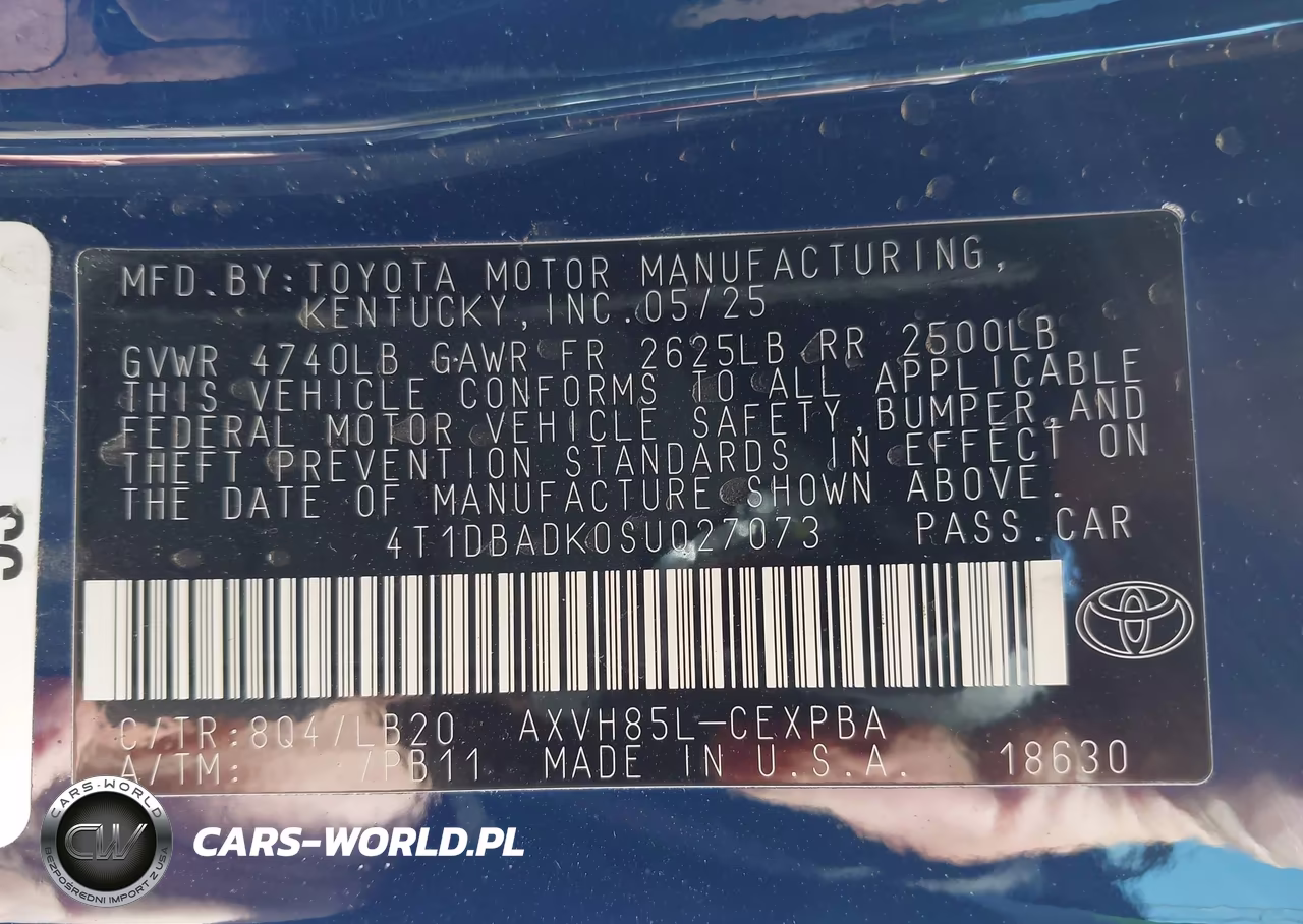 2025 Toyota Camry Xse VIN:4T1DBADK0SU027073 - 9