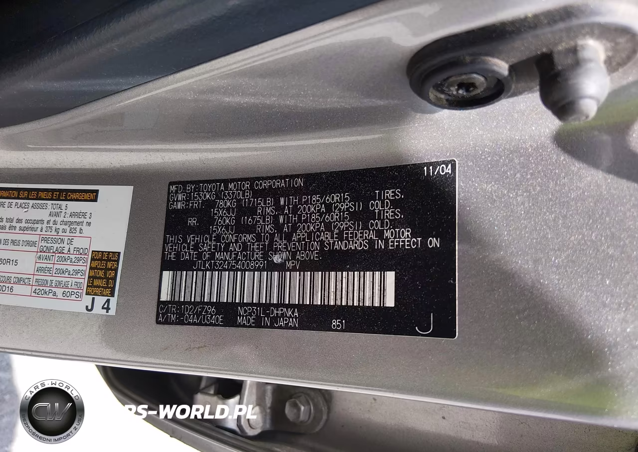 2005 Scion Xb VIN:JTLKT324754008991 - 9