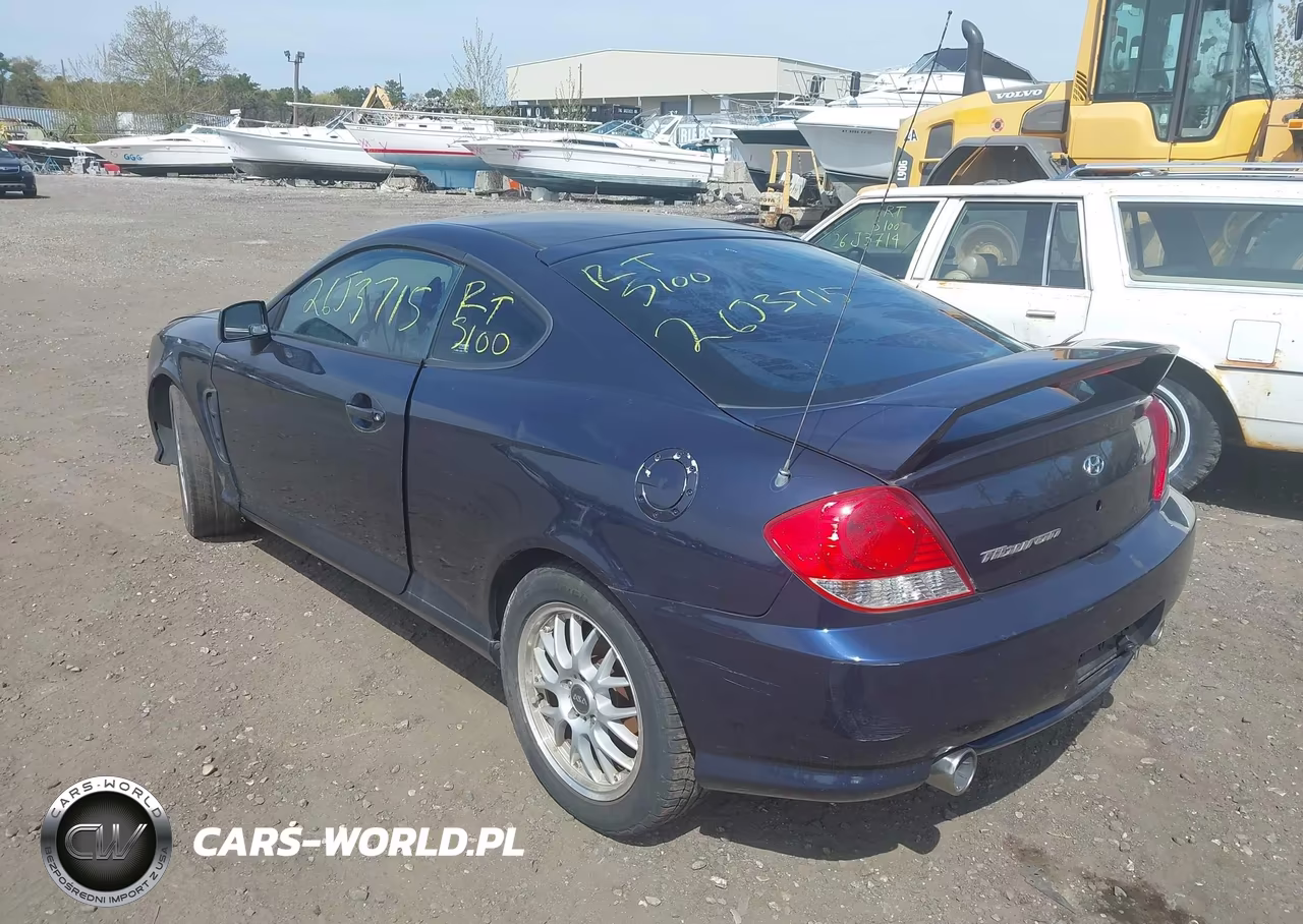 2006 Hyundai Tiburon Gs VIN:KMHHM65D56U219104 - 3