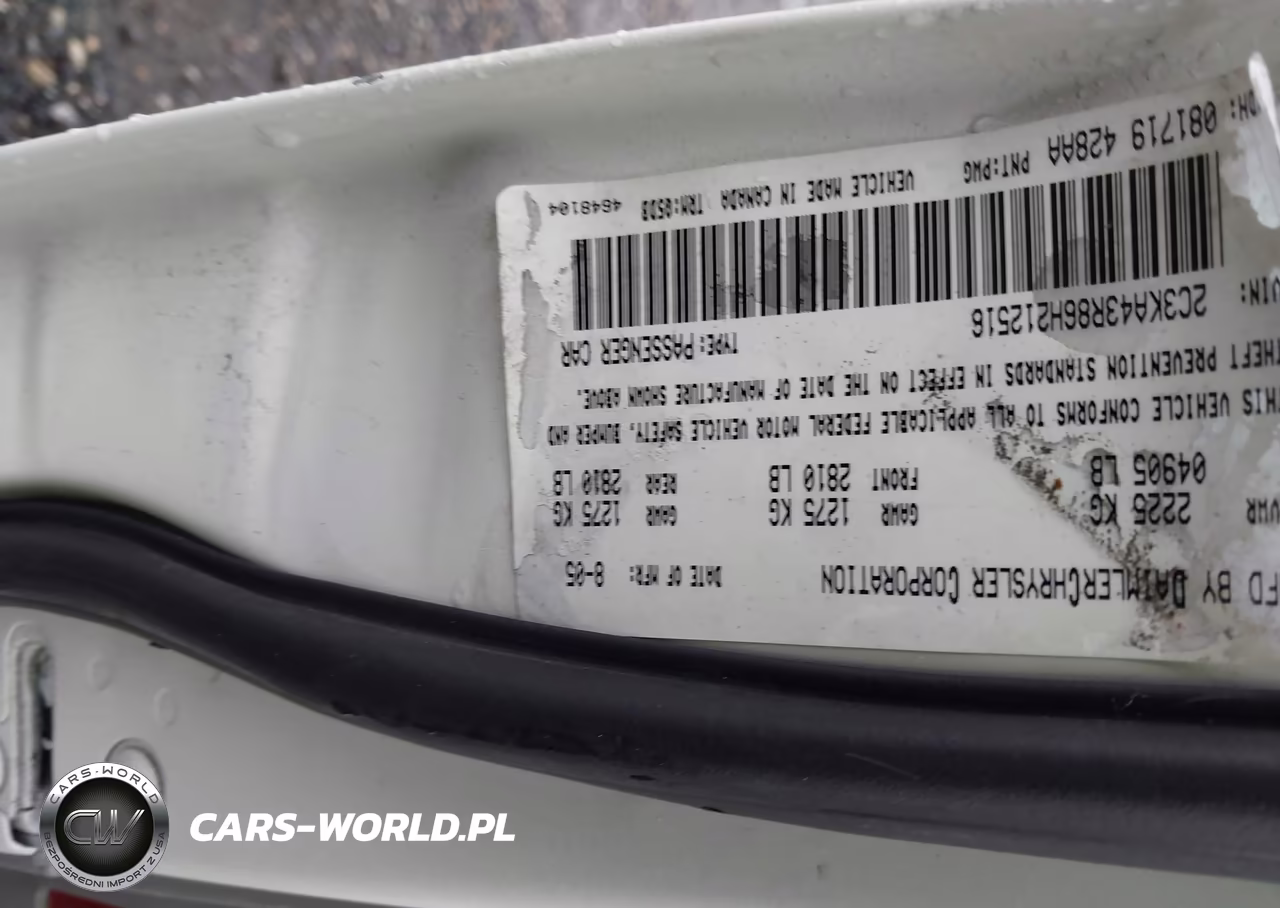 2006 Chrysler 300 VIN:2C3KA43R86H212516 - 9