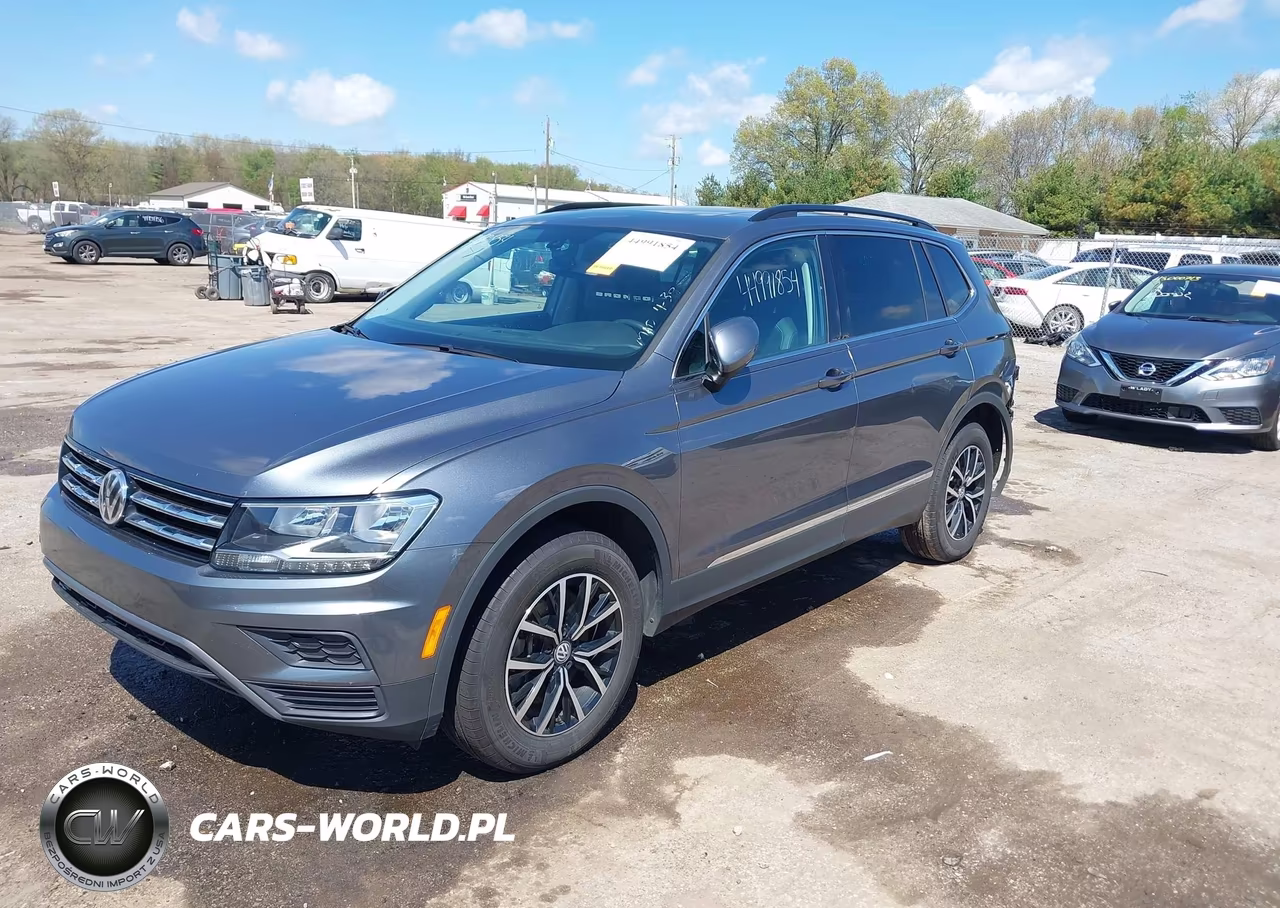 2021 Volkswagen Tiguan 2.0T Se-2.0T Se R-Line Black-2.0T Sel VIN:3VV2B7AX7MM038255 - 2
