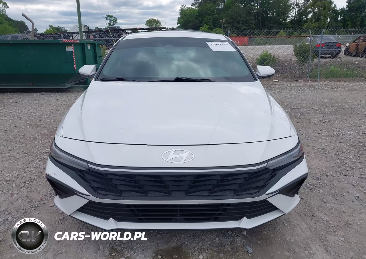 2024 Hyundai Elantra Hybrid Blue VIN:KMHLM4DJ9RU108288 - 12