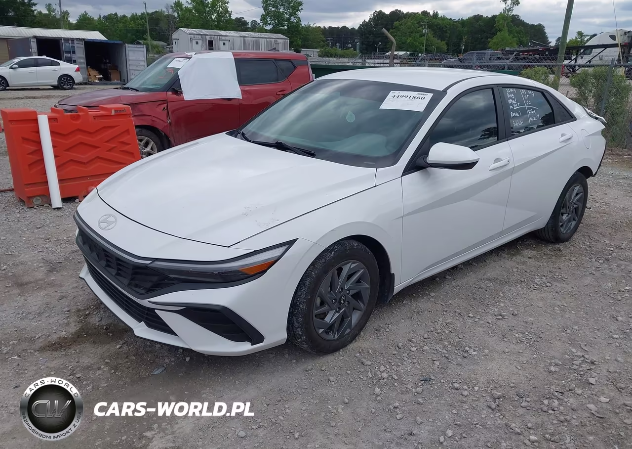 2024 Hyundai Elantra Hybrid Blue VIN:KMHLM4DJ9RU108288 - 2