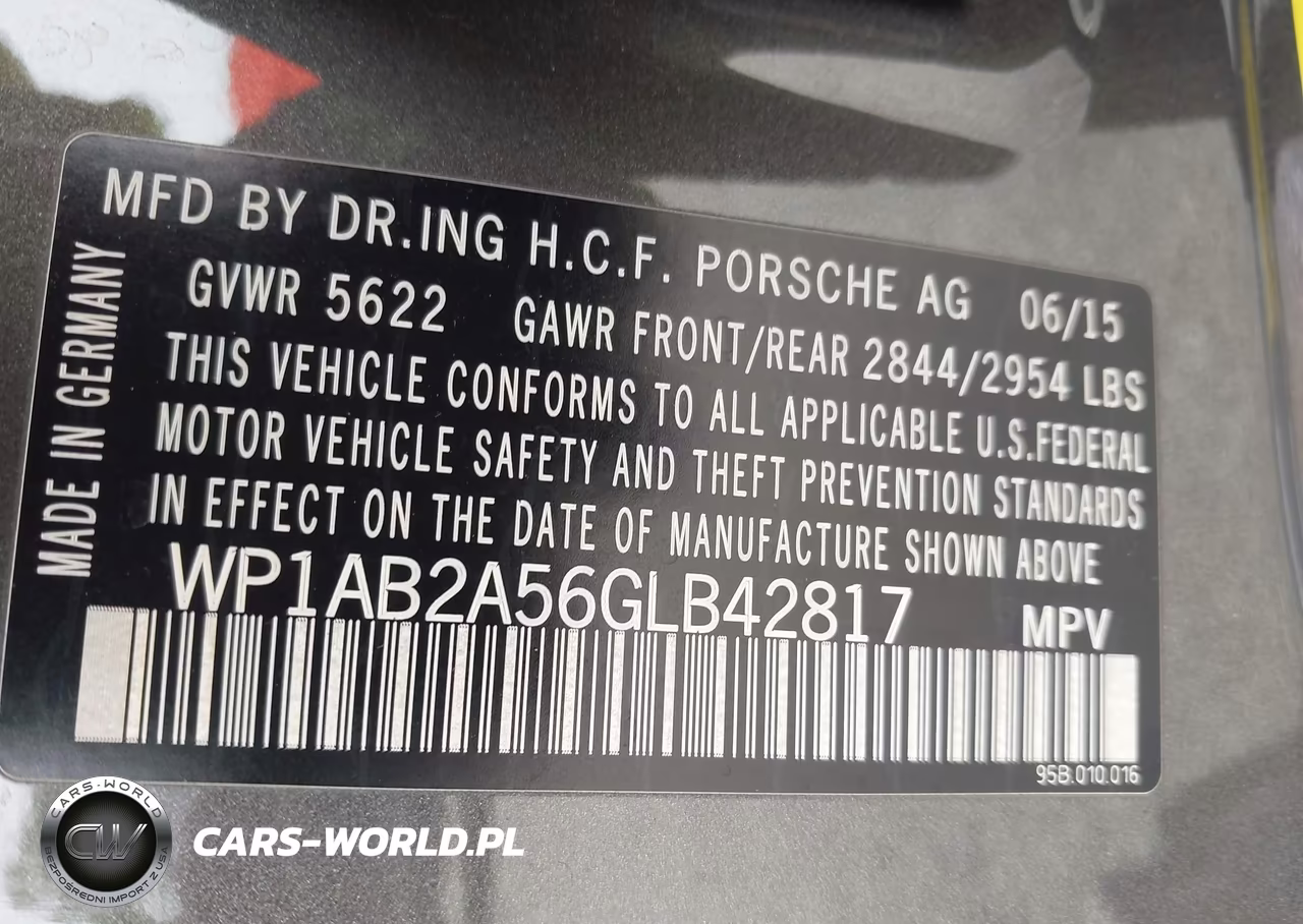2016 Porsche Macan S VIN:WP1AB2A56GLB42817 - 9