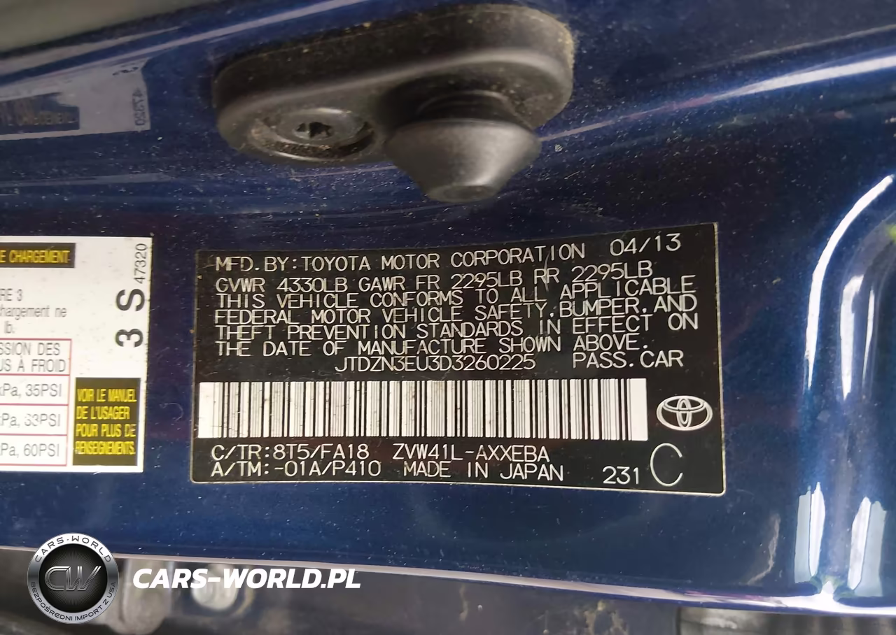 2013 Toyota Prius V Two VIN:JTDZN3EU3D3260225 - 9