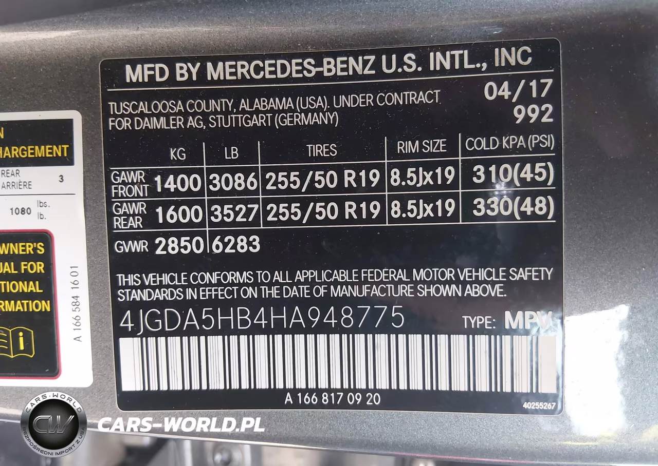 2017 Mercedes-Benz Gle 350 4Matic VIN:4JGDA5HB4HA948775 - 9
