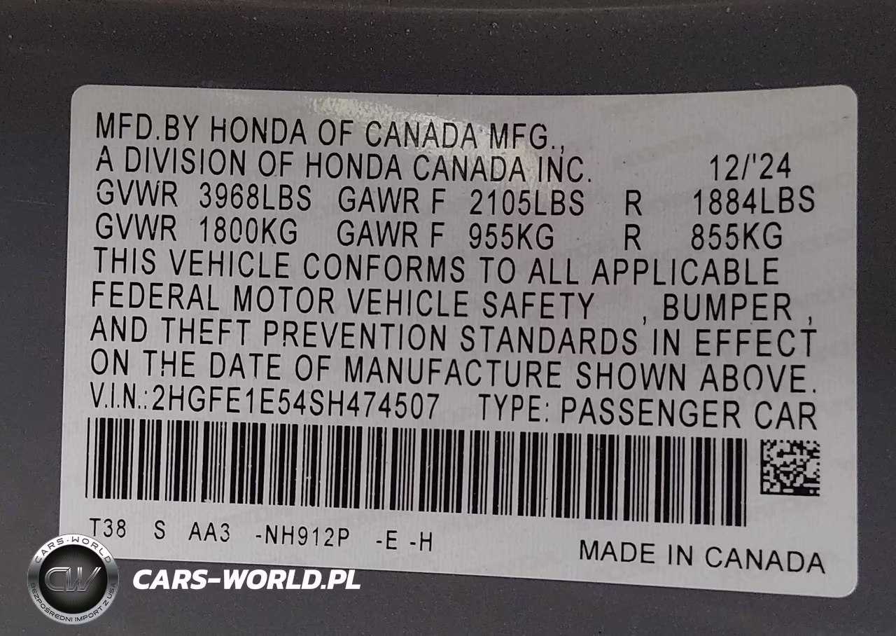 2025 Honda Civic Si Base W-High Performance Summer Tires- VIN:2HGFE1E54SH474507 - 9