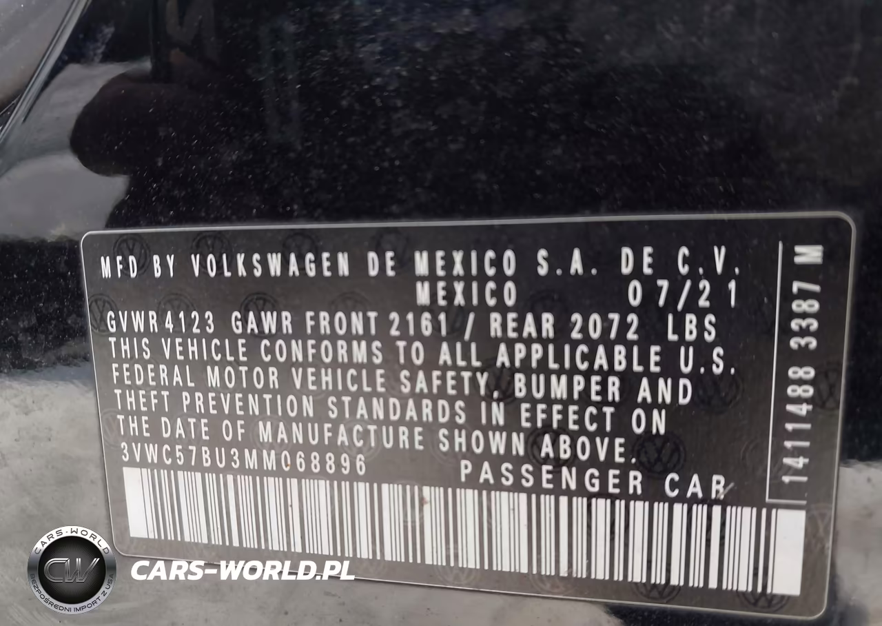 2021 Volkswagen Jetta 1.4T R-Line-1.4T S-1.4T Se VIN:3VWC57BU3MM068896 - 9