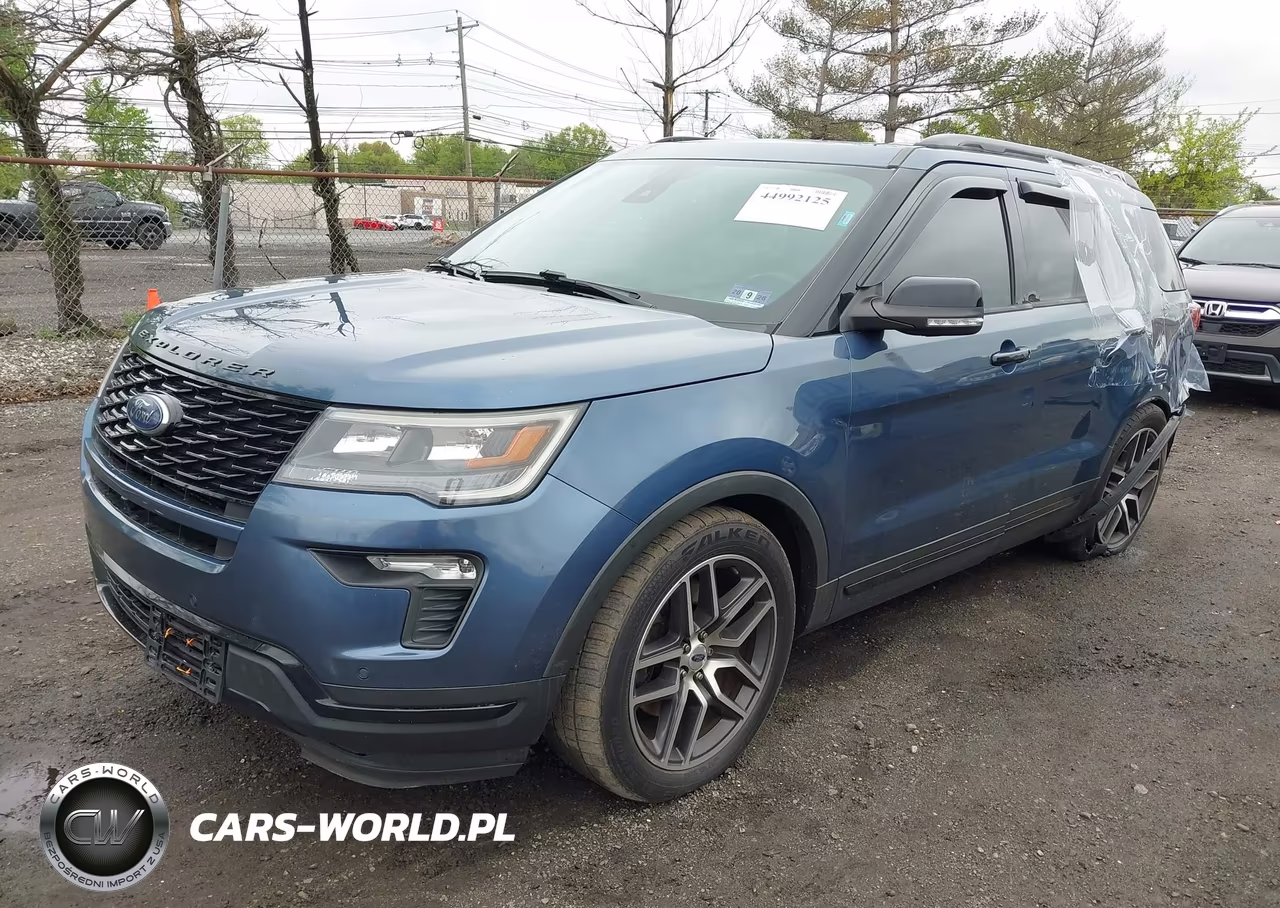 2018 Ford Explorer Sport VIN:1FM5K8GT9JGC02063 - 2