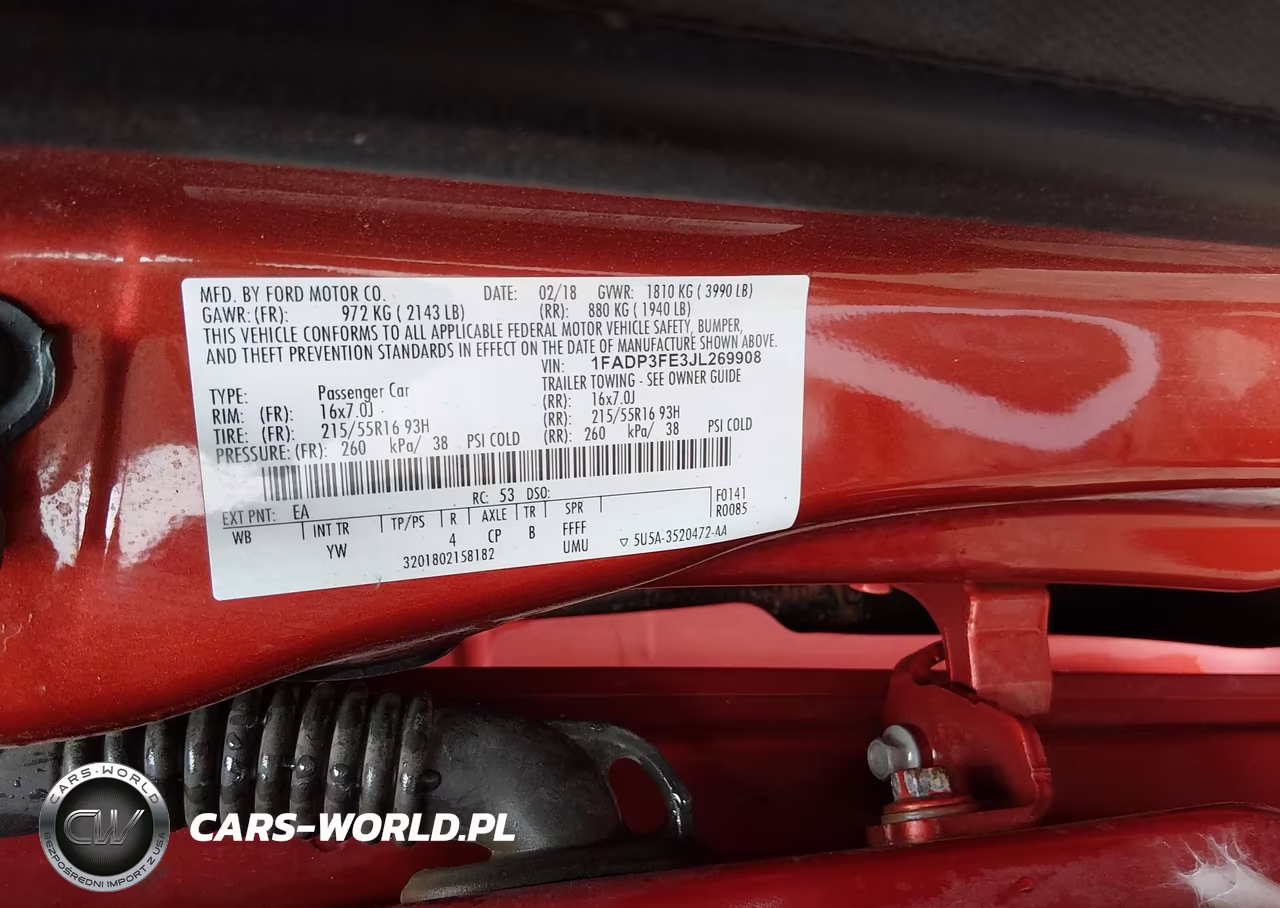 2018 Ford Focus Se VIN:1FADP3FE3JL269908 - 9