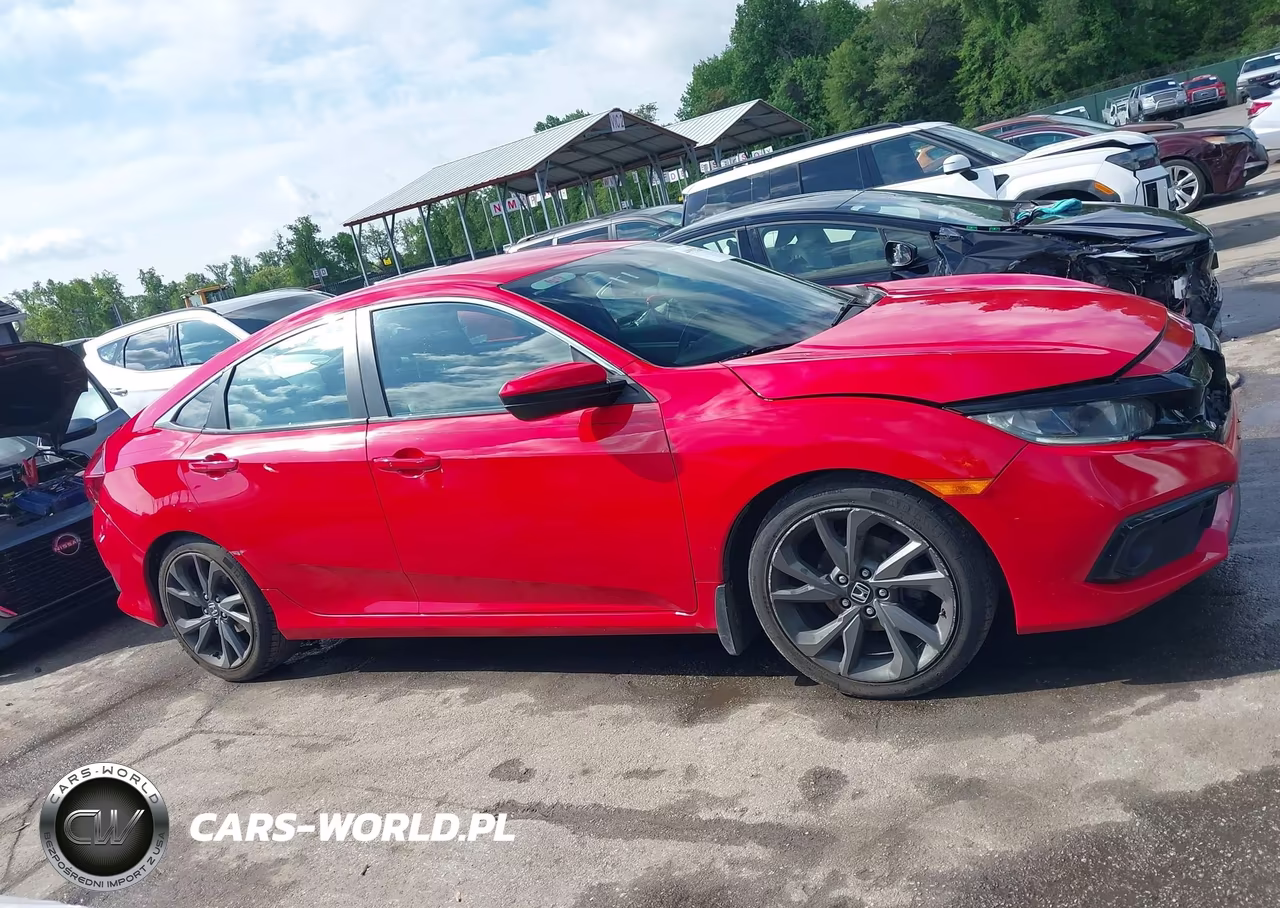 2020 Honda Civic Sport VIN:2HGFC2F82LH563143 - 13