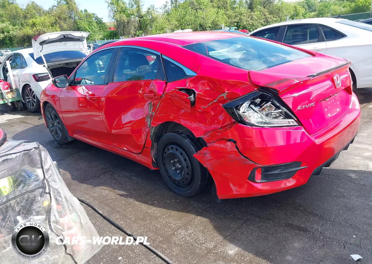 2020 Honda Civic Sport VIN:2HGFC2F82LH563143 - 3