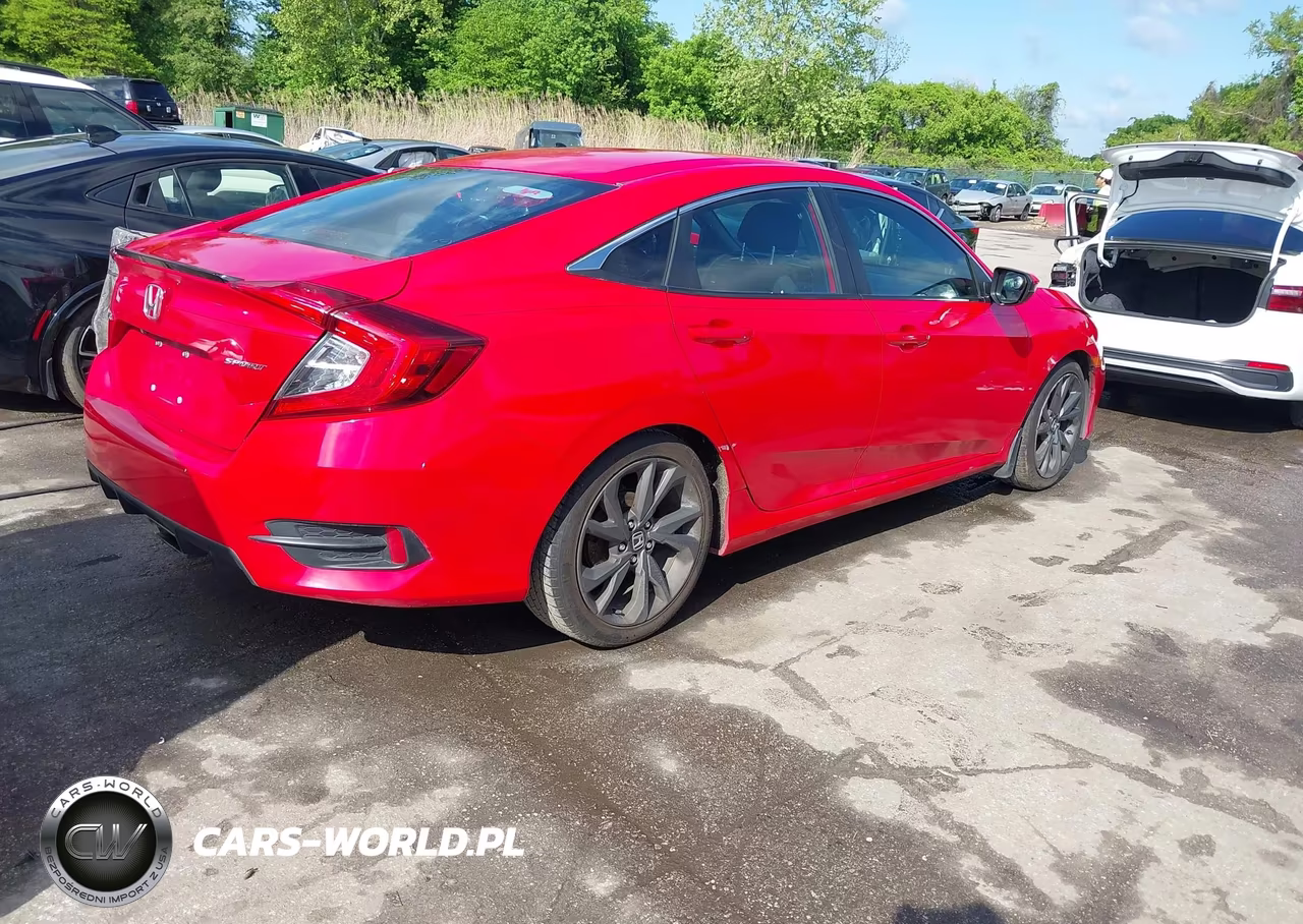 2020 Honda Civic Sport VIN:2HGFC2F82LH563143 - 4