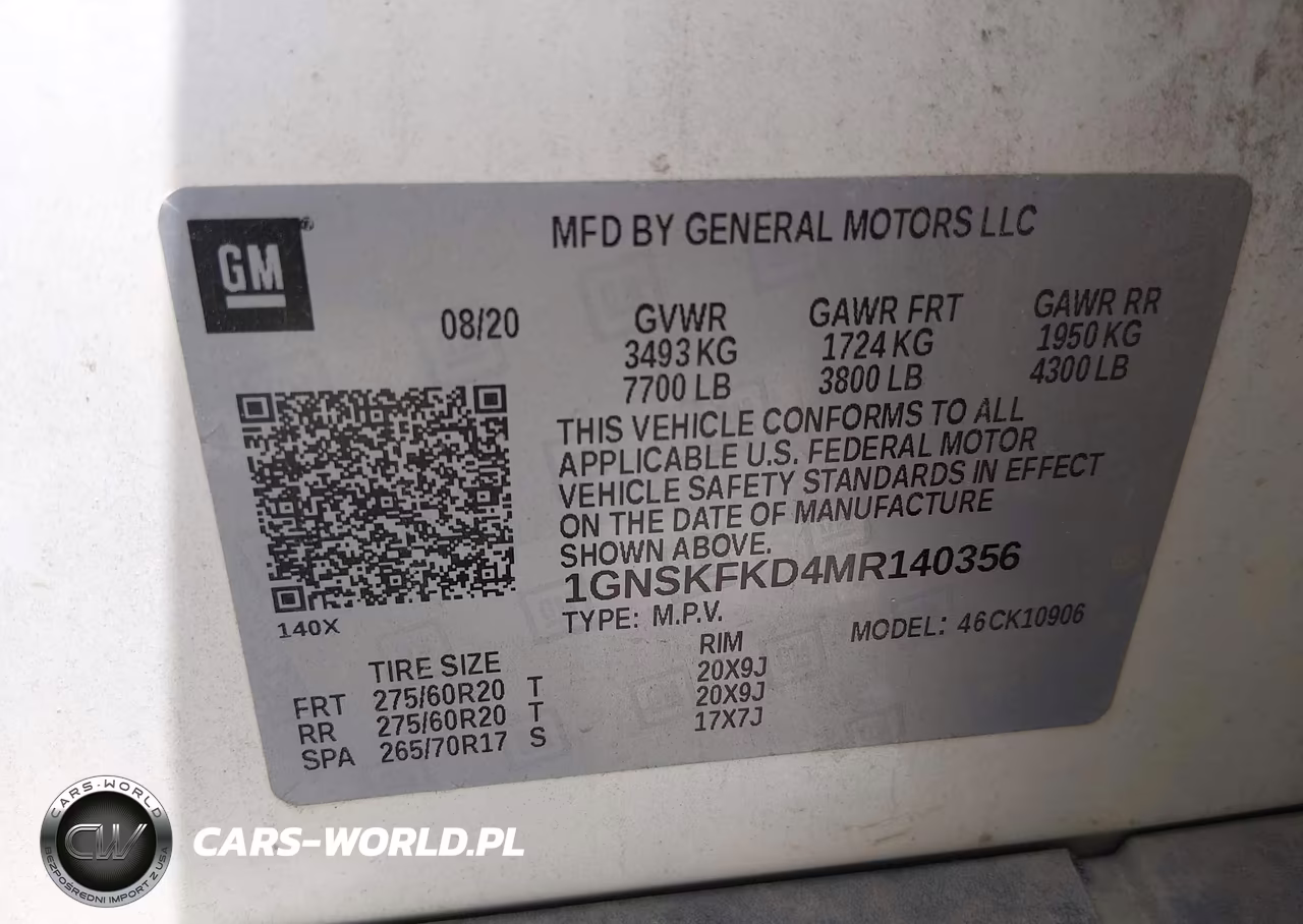 2021 Chevrolet Suburban 4Wd Premier VIN:1GNSKFKD4MR140356 - 9