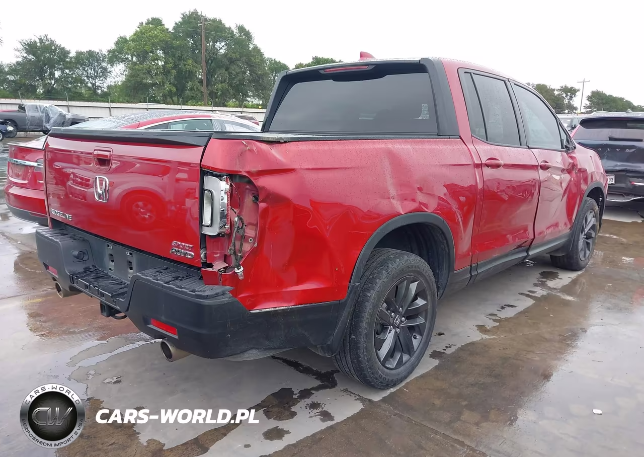 2021 Honda Ridgeline Awd Sport VIN:5FPYK3F10MB007821 - 4